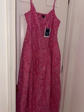 Roller Rabbit x Target Pink Paisley Midi Dress
